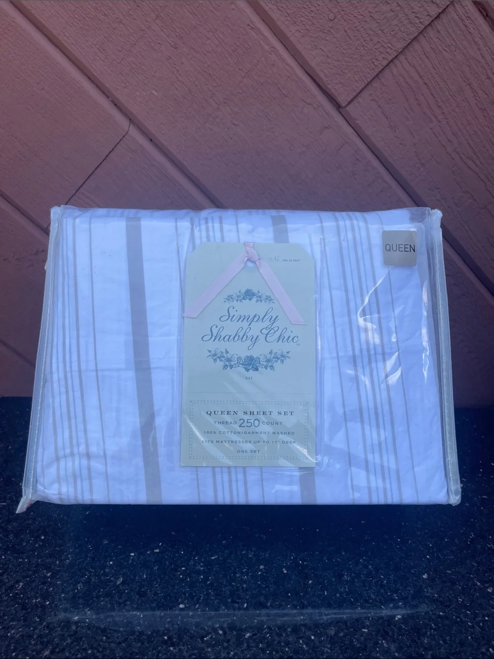 Simply, Shabby Chic queen sheet set 100% cotton